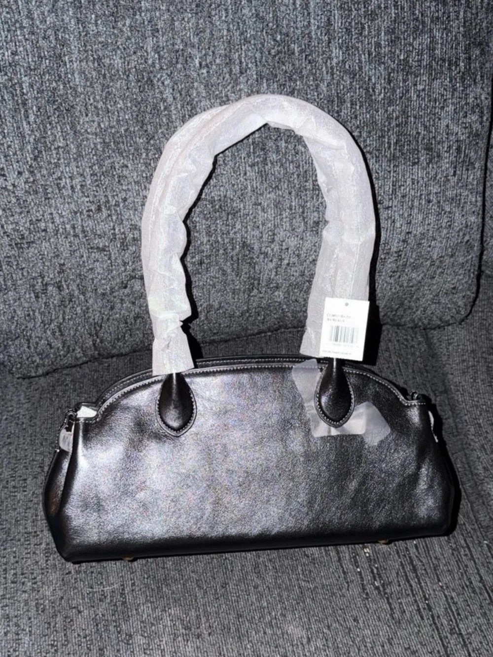 Coach Empire Carryall Bag 34 in Brass/Black Glazed Leather CCM57 NWT